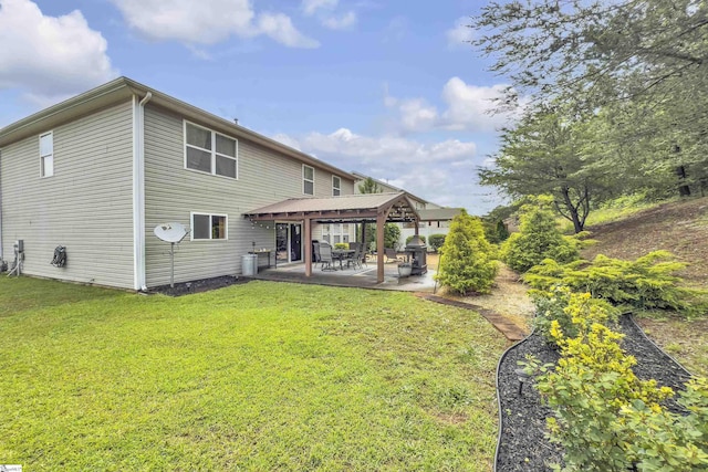 157 Stonewood Crossing Dr, Boiling Springs, SC 29316 - rear view of property featuring a patio, a lawn, and a gazebo