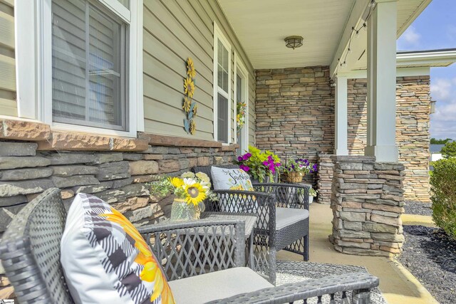 157 Stonewood Crossing Dr, Boiling Springs, SC 29316 - view of patio / terrace featuring covered porch