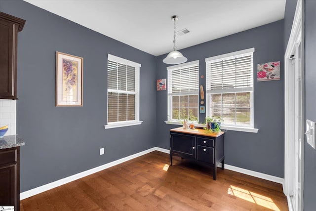 205 Hartwood Lake Ln, Greer, SC 29650 - dining space with wood finished floors and baseboards