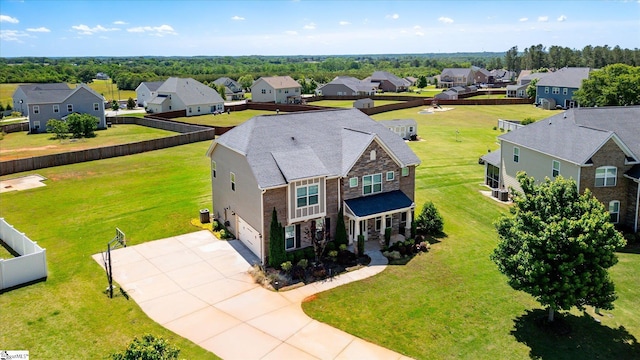 606 N Meadows Ln, Easley, SC 29642 - aerial perspective of suburban area