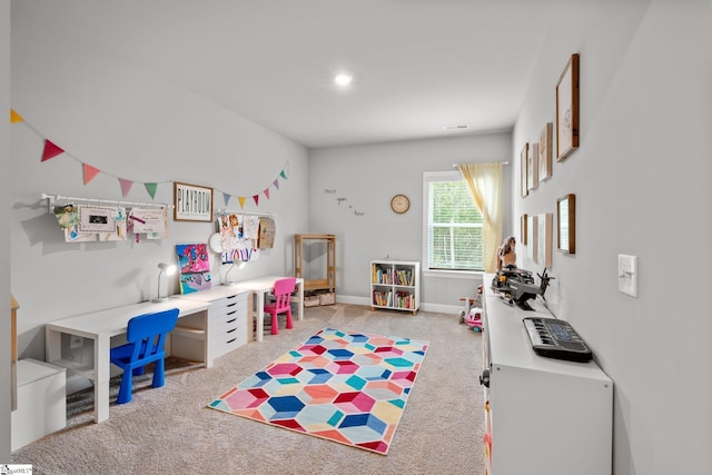 907 Whitemarsh Ave, Simpsonville, SC 29680 - rec room with carpet flooring and baseboards