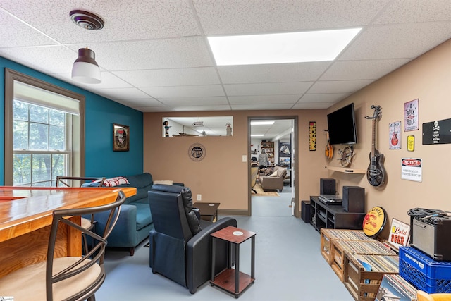 460 Dublin Ln, Columbus, SC 28722 - living area with a paneled ceiling