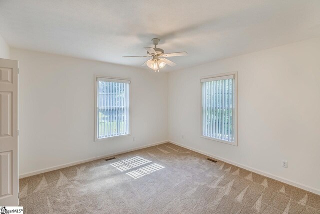 301 S Cassidy Way, Campobello, SC 29322 - unfurnished room featuring carpet floors, ceiling fan, and baseboards