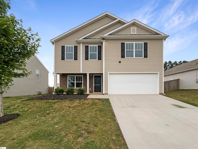 3740 Brookshade Trl, Moore, SC 29369 - view of front of house featuring a garage and driveway