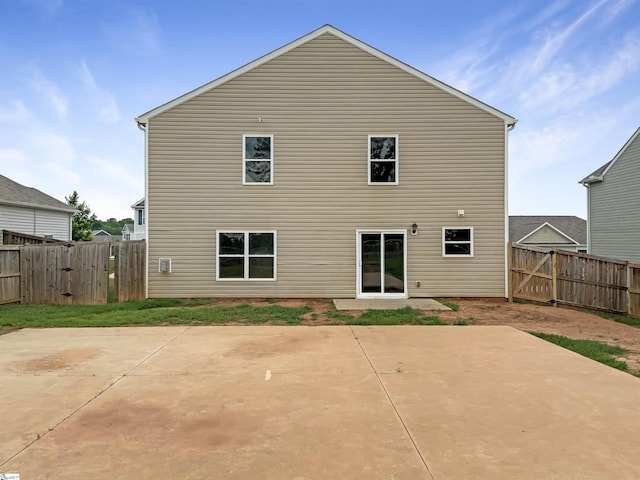 3740 Brookshade Trl, Moore, SC 29369 - back of house featuring a gate, a fenced backyard, and a patio