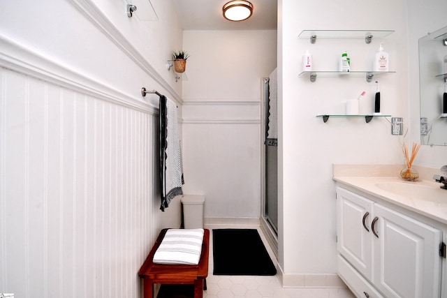 210 Cross Field Rd, Greenville, SC 29607 - full bath with a stall shower and vanity