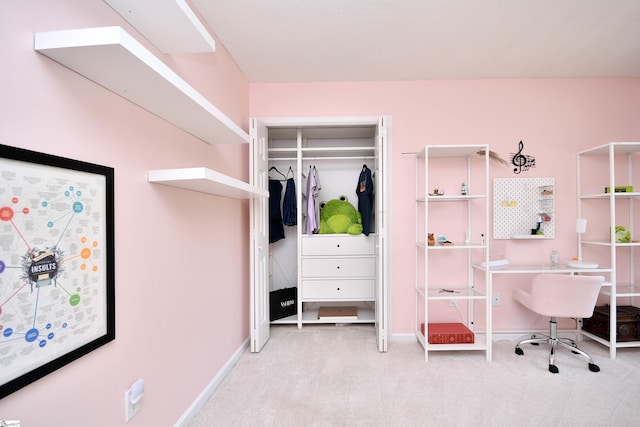 210 Cross Field Rd, Greenville, SC 29607 - carpeted home office featuring baseboards