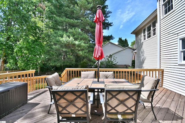 210 Cross Field Rd, Greenville, SC 29607 - deck with outdoor dining area