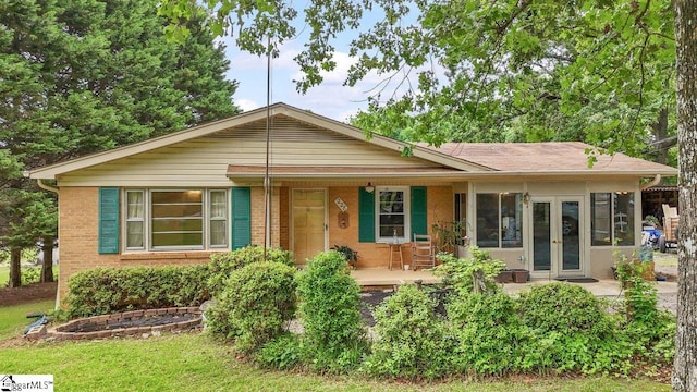 228 Styles Rd, Taylors, SC 29687 - single story home featuring a porch and french doors