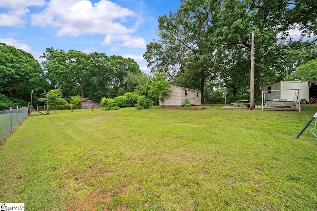 228 Styles Rd, Taylors, SC 29687 - view of yard featuring view of scattered trees and an outdoor structure