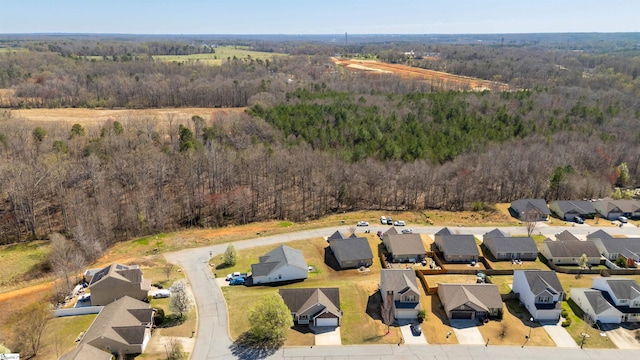 640 Slippery Moss Dr, Spartanburg, SC 29303 - aerial perspective of suburban area with a forest