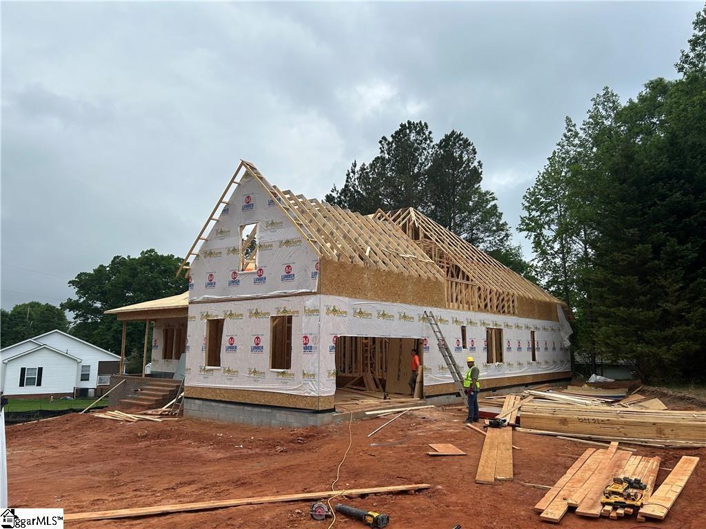 301 Link Rd, Pendleton, SC 29670 - property under construction with covered porch