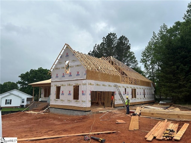 301 Link Rd, Pendleton, SC 29670 - property under construction with covered porch