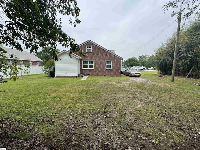 422 E Savannah St, Calhoun Falls, SC 29628 - back of property featuring brick siding