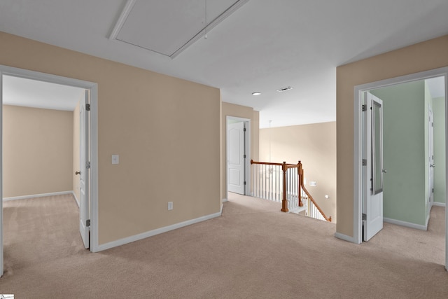 508 Inner Banks Rd, Boiling Springs, SC 29316 - spare room with attic access, carpet flooring, and baseboards