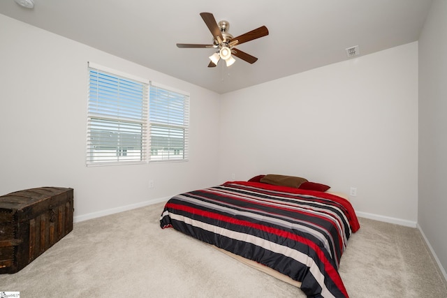 23 Verdant Leaf Way, Greenville, SC 29617 - bedroom with carpet floors, baseboards, and ceiling fan