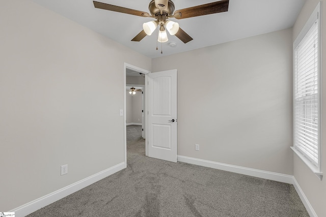 9 Amber Oaks Dr, Greer, SC 29651 - carpeted spare room with ceiling fan, healthy amount of natural light, and baseboards