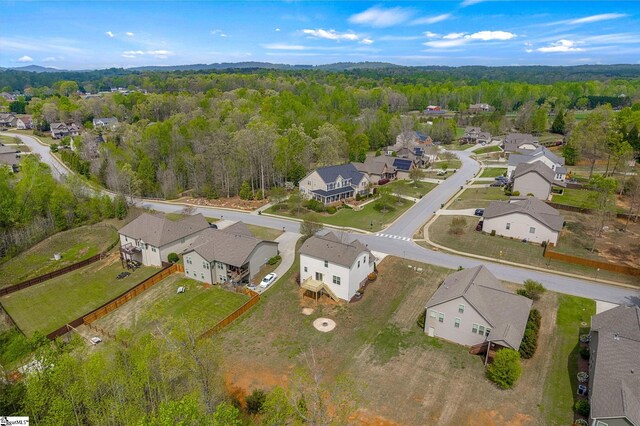 9 Amber Oaks Dr, Greer, SC 29651 - aerial view of property's location featuring a heavily wooded area and nearby suburban area