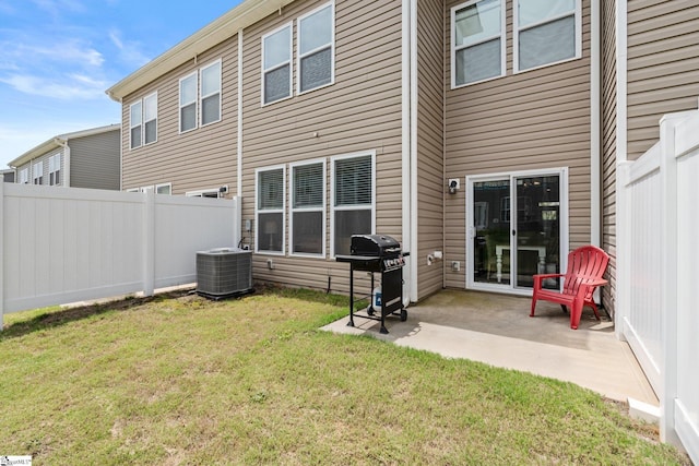 319 Sudduth Farms Dr, Greer, SC 29650 - back of house featuring cooling unit and a patio