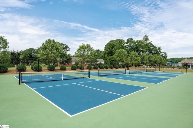 319 Sudduth Farms Dr, Greer, SC 29650 - view of tennis court featuring community basketball court