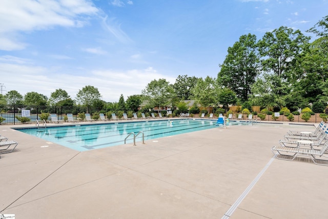 319 Sudduth Farms Dr, Greer, SC 29650 - community pool featuring a patio