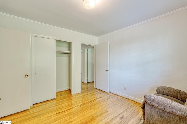 129 E Main St, Duncan, SC 29334 - sitting room with light wood-style flooring, ornamental molding, and baseboards