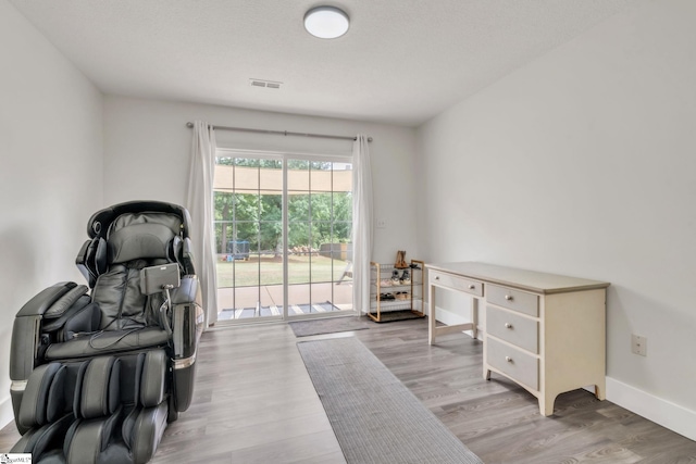 205 Glastonbury Dr, Greer, SC 29651 - living area featuring light wood-type flooring and baseboards