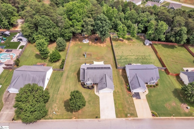 205 Glastonbury Dr, Greer, SC 29651 - aerial overview of property's location featuring nearby suburban area