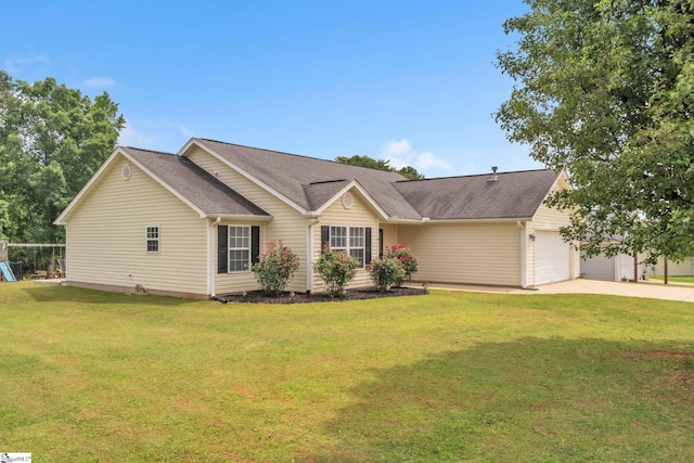 205 Glastonbury Dr, Greer, SC 29651 - single story home featuring an attached garage, concrete driveway, and a front yard