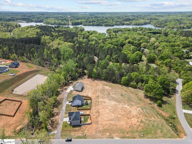 610 Circinae Rd, Cowpens, SC 29330 - aerial view of property and surrounding area with a forest and a nearby body of water