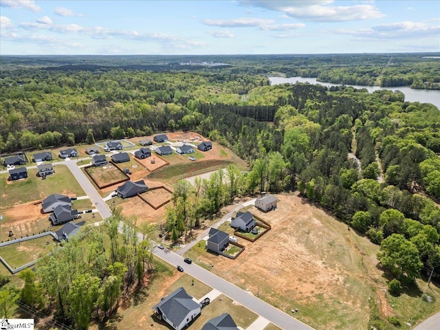 610 Circinae Rd, Cowpens, SC 29330 - aerial view of property's location with a forest and a large body of water