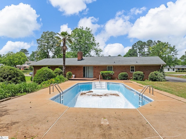 221 N Hill Dr, Boiling Springs, SC 29316 - view of swimming pool with a patio area and an empty pool