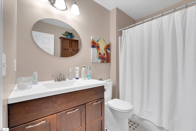 108 Hancock Ln, Greer, SC 29650 - full bath with toilet, vanity, and tile patterned flooring