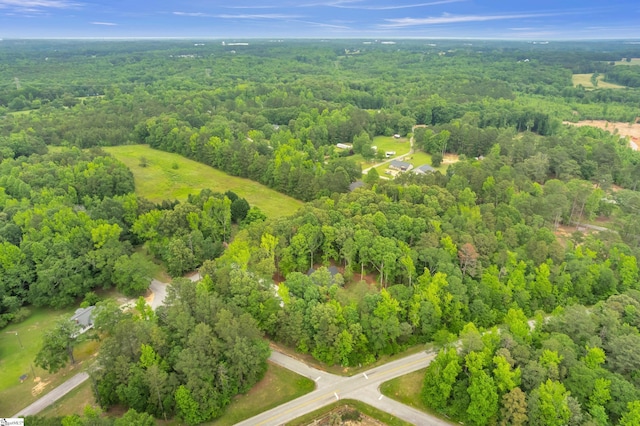 120 Thomason View Rd, Fountain Inn, SC 29644 - bird's eye view of a heavily wooded area