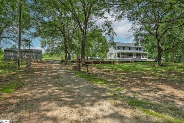 251 Williams Rd, Pelzer, SC 29669 - view of yard featuring a sunroom
