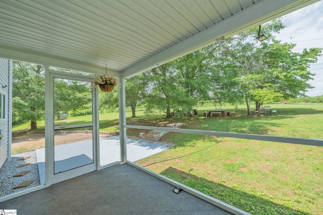 251 Williams Rd, Pelzer, SC 29669 - view of unfurnished sunroom