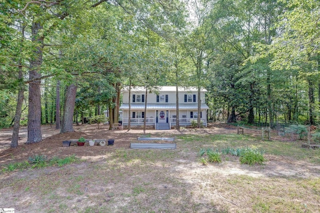 2444 Abner Creek Rd, Duncan, SC 29334 - view of front facade with covered porch