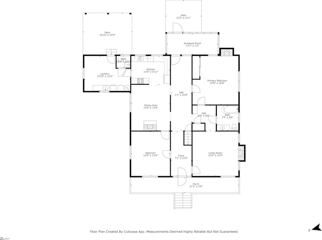 2444 Abner Creek Rd, Duncan, SC 29334 - floor plan / room layout