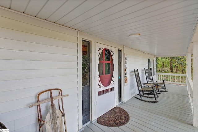 2444 Abner Creek Rd, Duncan, SC 29334 - view of wooden porch
