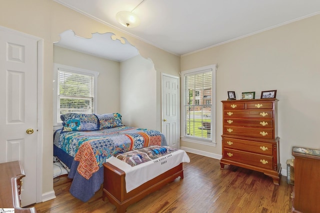 600 Gulliver St, Fountain Inn, SC 29644 - bedroom featuring wood finished floors, crown molding, and baseboards