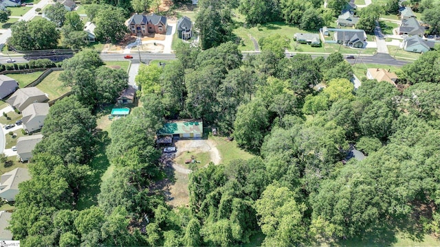 600 Gulliver St, Fountain Inn, SC 29644 - aerial overview of property's location featuring nearby suburban area