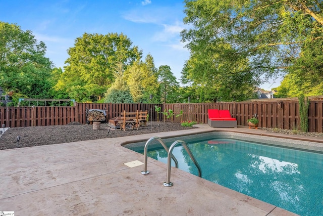 204 Whitworth Way, Simpsonville, SC 29681 - view of swimming pool featuring a fenced backyard and a patio area