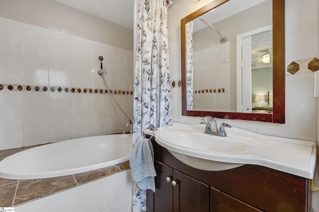 4600 Coach Hill Dr, Greenville, SC 29615 - full bath with tiled shower / bath and vanity