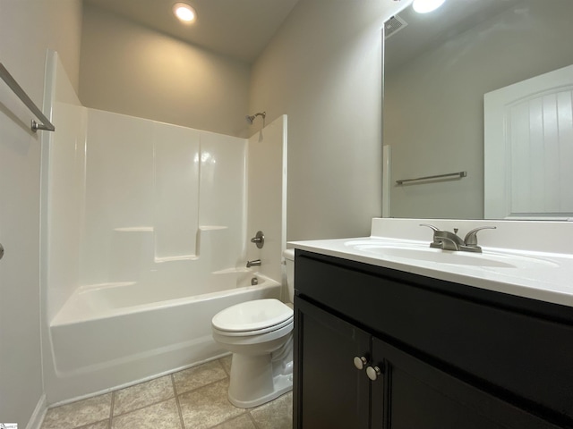 110 Patagonia Rd, Anderson, SC 29625 - bathroom featuring toilet, vanity, and tub / shower combination