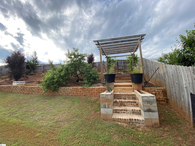 110 Patagonia Rd, Anderson, SC 29625 - view of yard with a pergola