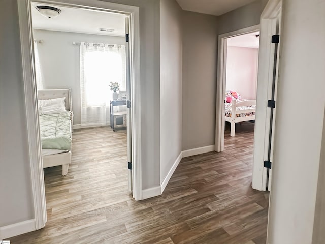 739 Shelburne Ln, Lyman, SC 29365 - corridor with wood finished floors and baseboards