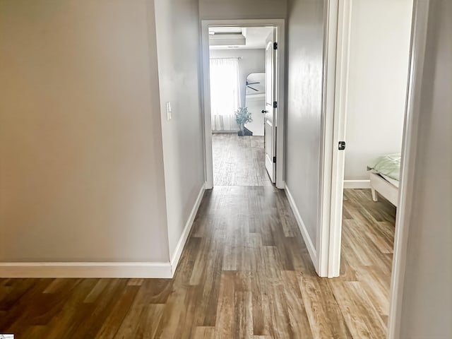 739 Shelburne Ln, Lyman, SC 29365 - hall with wood finished floors and baseboards