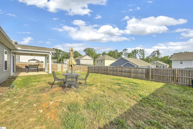 116 Bruinen Dr, Fountain Inn, SC 29644 - view of yard featuring a patio area and a residential view