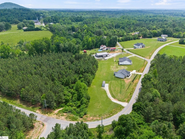 723 Mile Creek Rd, Pickens, SC 29671 - aerial view of property's location with a forest
