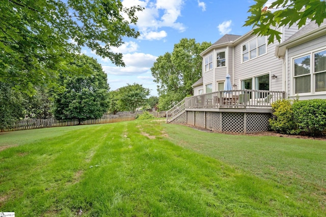 1 Riverstone Way, Greer, SC 29651 - view of yard with a deck and stairway